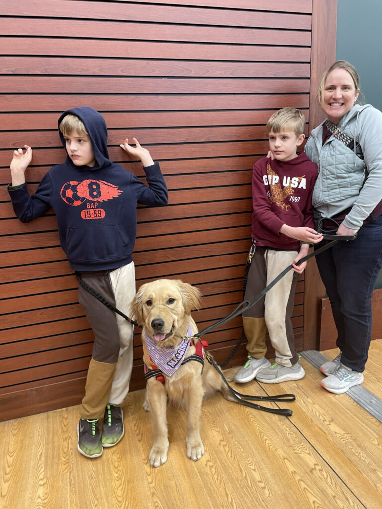 service dog indoor tracking practice